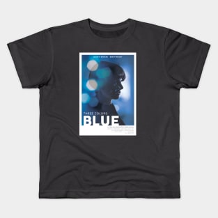 Three Colors: Blue - alternative movie poster - Juliette Binoche - Krzysztof Kieslowski Kids T-Shirt